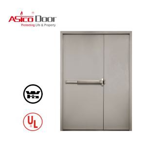 Porta doble de metall buit